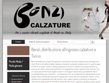 Tablet Screenshot of benzicalzature.com